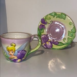 Tinkerbell tea cups set